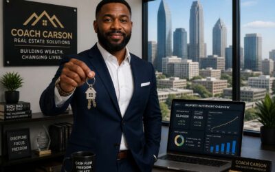 Real estate investing with coach carson creates passive income.
